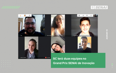 Estudantes do SENAI/SC vão a desafio nacional de inovação