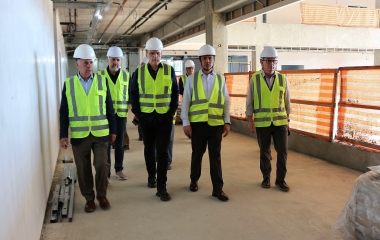Comitiva da FIESC visita Rio do Sul para acompanhar obras do novo SENAI