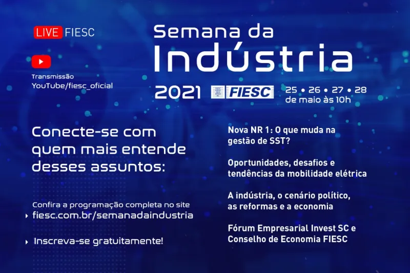 Mobilidade elétrica é o tema da Semana da Indústria nesta quarta (26)