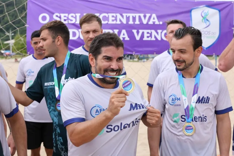 Saúde e esporte: a festa das equipes ganhadoras dos Jogos do SESI/SC 